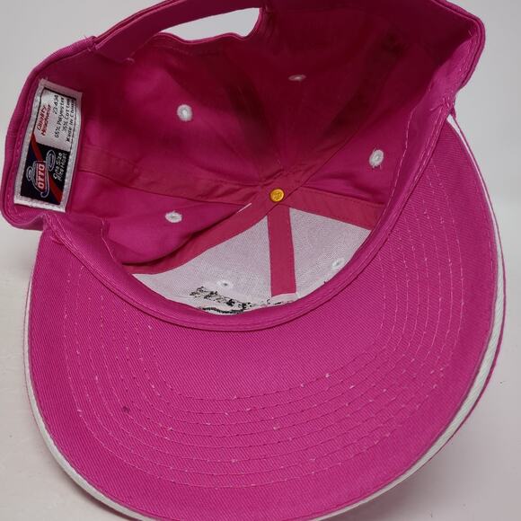 Buckhorn Gun Shop Boise, ID U.S.A. Strapback Baseball Cap Pink One Size Otto - Picture 7 of 9